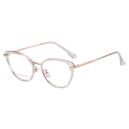 Spykay™ EG26876 Classic Simple Cat-Eye Anti-blue Light Fashion Glasses - Clear/Golden - image 16