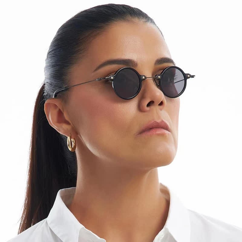 Spykay™ SG60899 Retro Punk Small Round Frame Classic Sunglasses