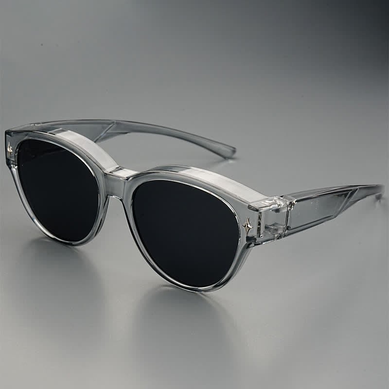 Spykay™ SG61035 Fit Over Glasses Cat-Eye Star Decor Polarized Sunglasses - image 9