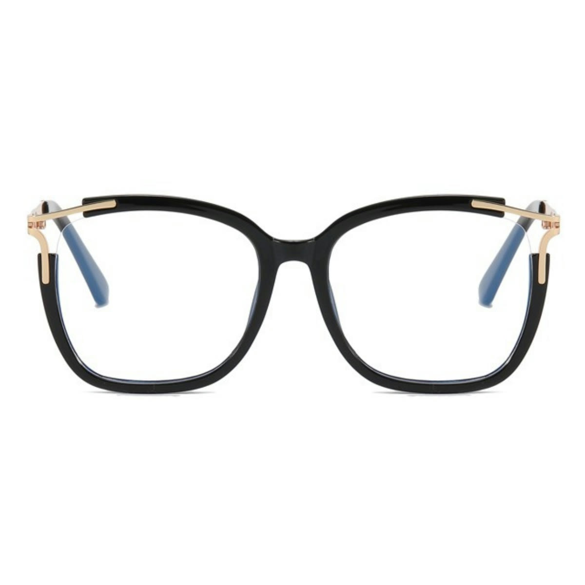 Spykay™ EG1018 Square Cat-eye Hollow Glasses Frame New TR90 Anti-blue Light Flat Glasses