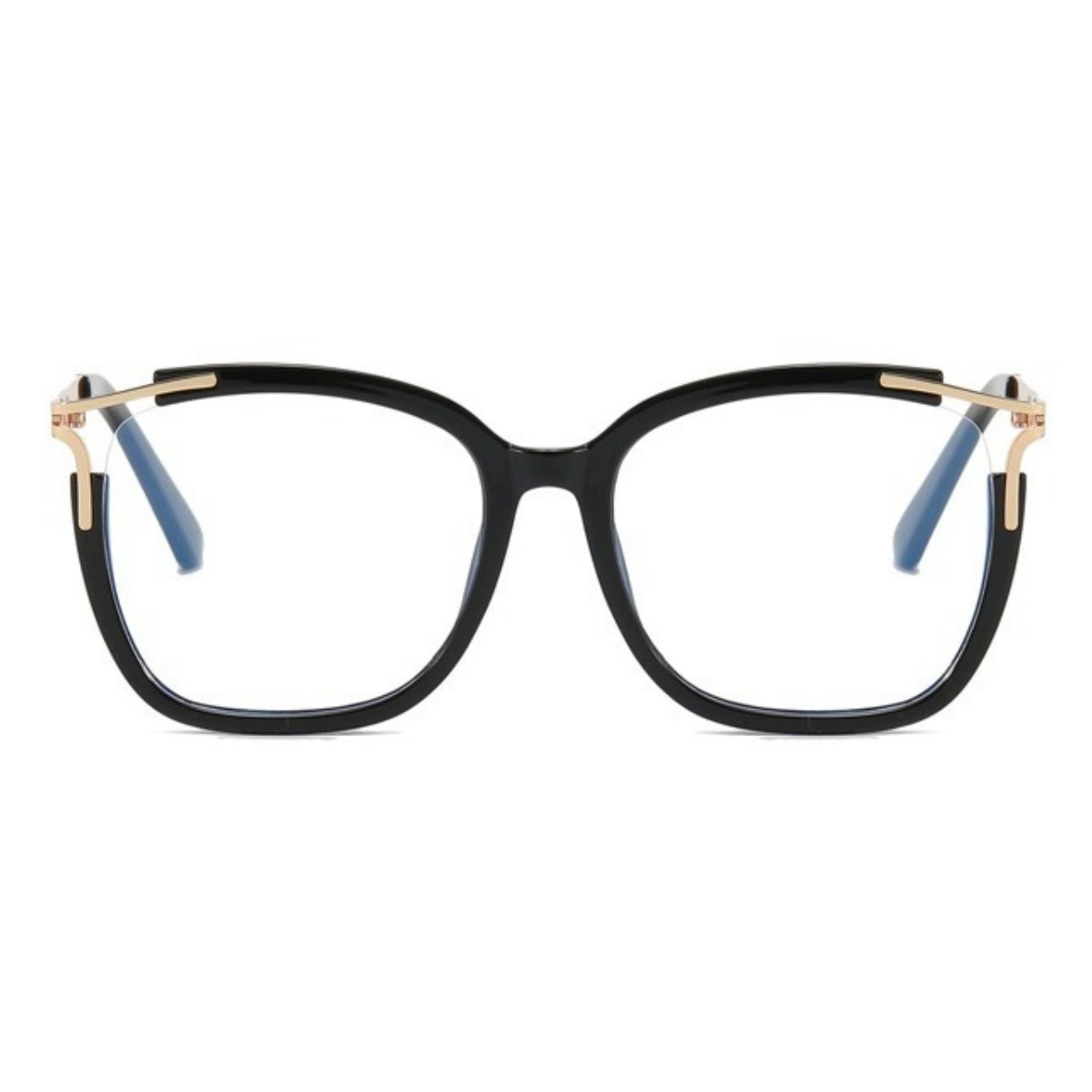Spykay™ EG1018 Square Cat-eye Hollow Glasses Frame New TR90 Anti-blue Light Flat Glasses
