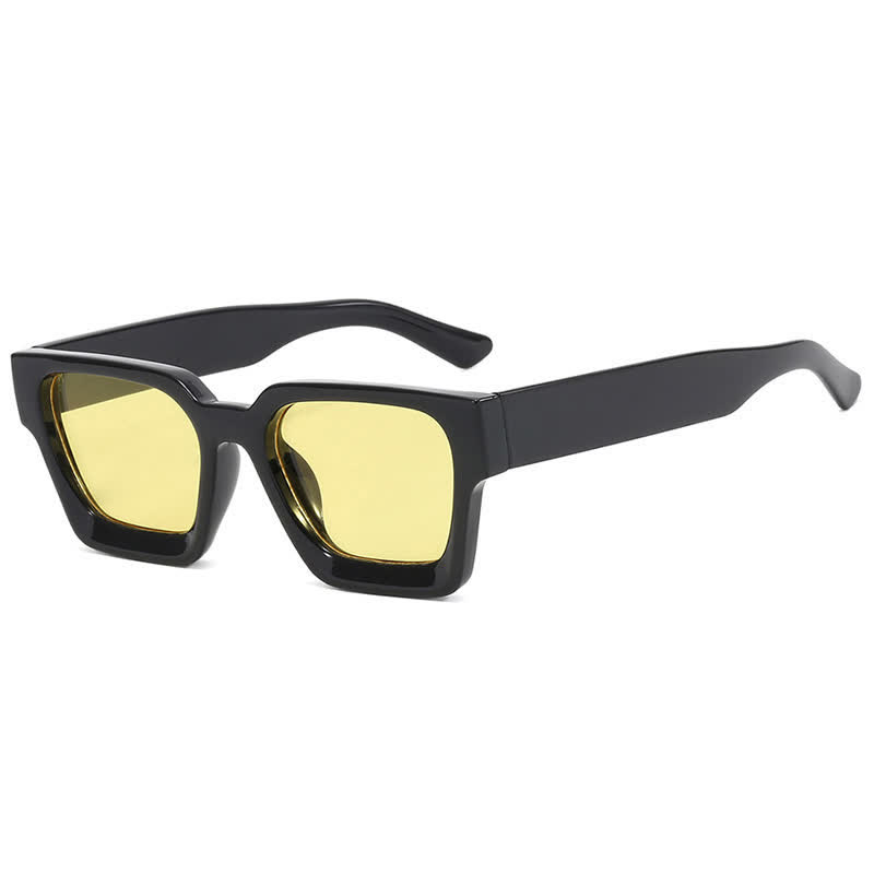 Spykay™ SG60711 Square Frame Tinted Sunglasses - Black/Yellow - image 28