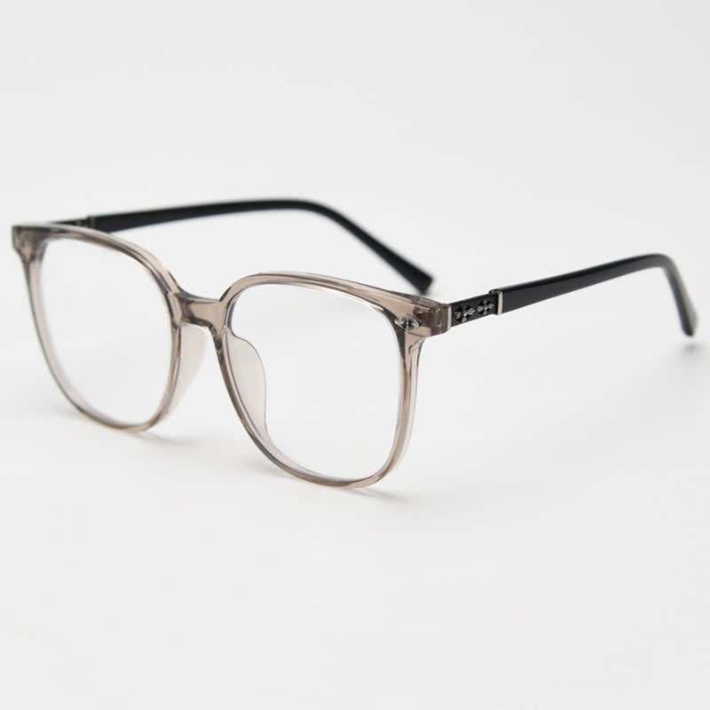 Spykay™ EG26916 Unsiex Retro Square Large Frame Fashion Anti-blue Light Glasses - Khaki - image 3