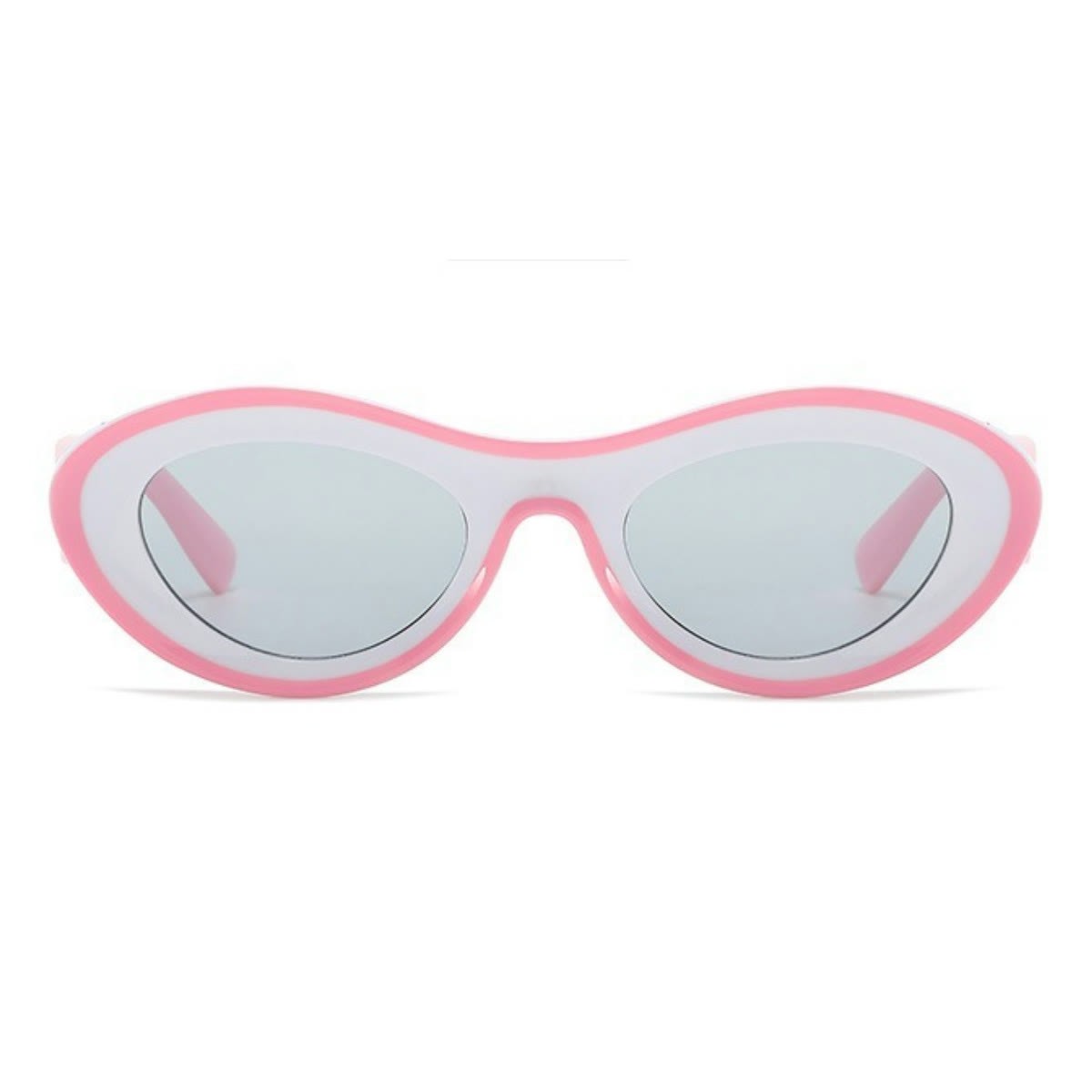 Spykay™ SG1011 Y2K Oval Frame Dopamine Color Sunglasses