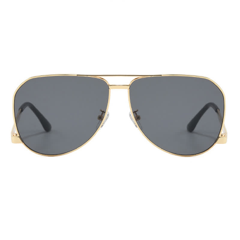 Spykay™ SG60761 Double Bridges Metal Temples Aviator Sunglasses - image 4