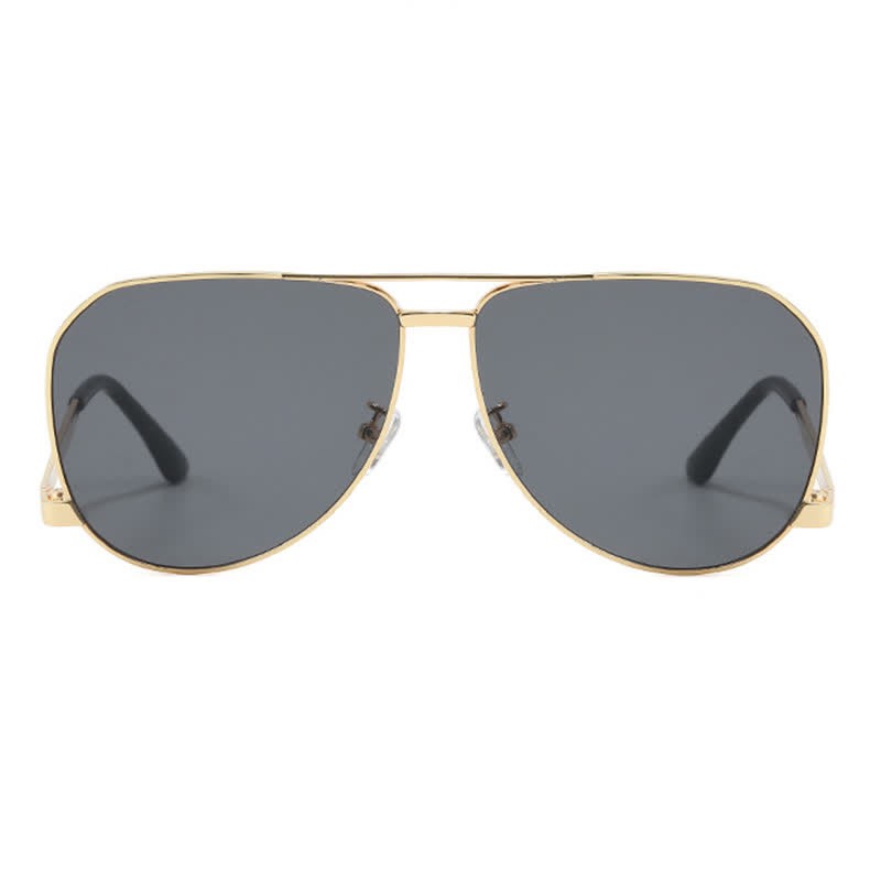 Spykay™ SG60761 Double Bridges Metal Temples Aviator Sunglasses - image 4
