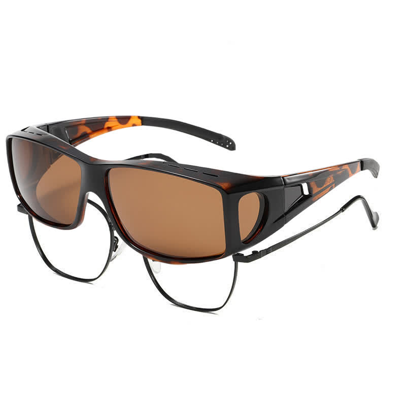 Spykay™ SG60963 Fit Over Glasses Polarized Sunglasses for Sports&Cycling - Leopard - image 8