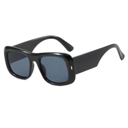 Spykay™ SG60905 Arrow Decor Square Frame Thick Sunglasses
