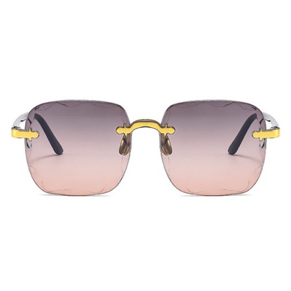 Spykay™ SG61010 Square Frame Oversized Trendy Rimless Sunglasses - image 9