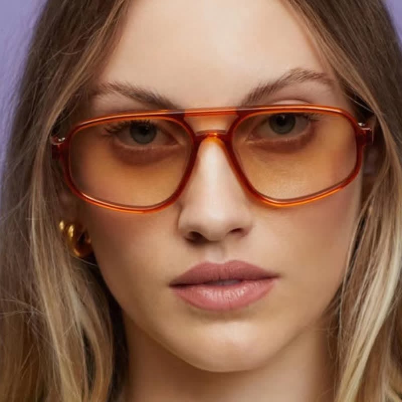 Spykay™ SG60912 Double Bridges Vintage Aviator Sunglasses