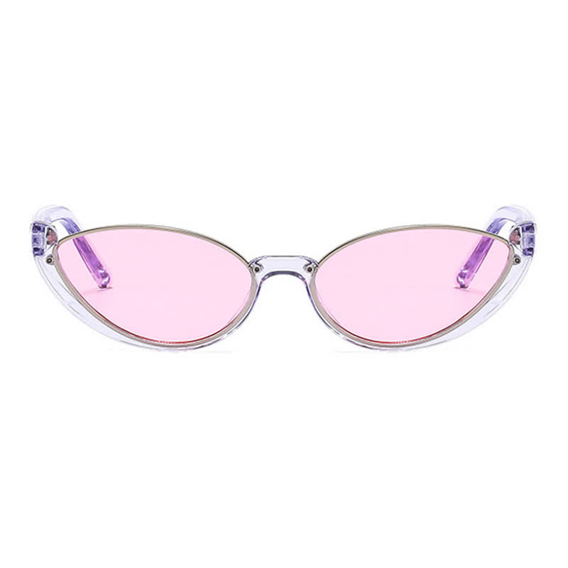 Spykay™ SG60716 Unisex Hipster Semi-Rimless Cat-Eye Sunglasses - image 10
