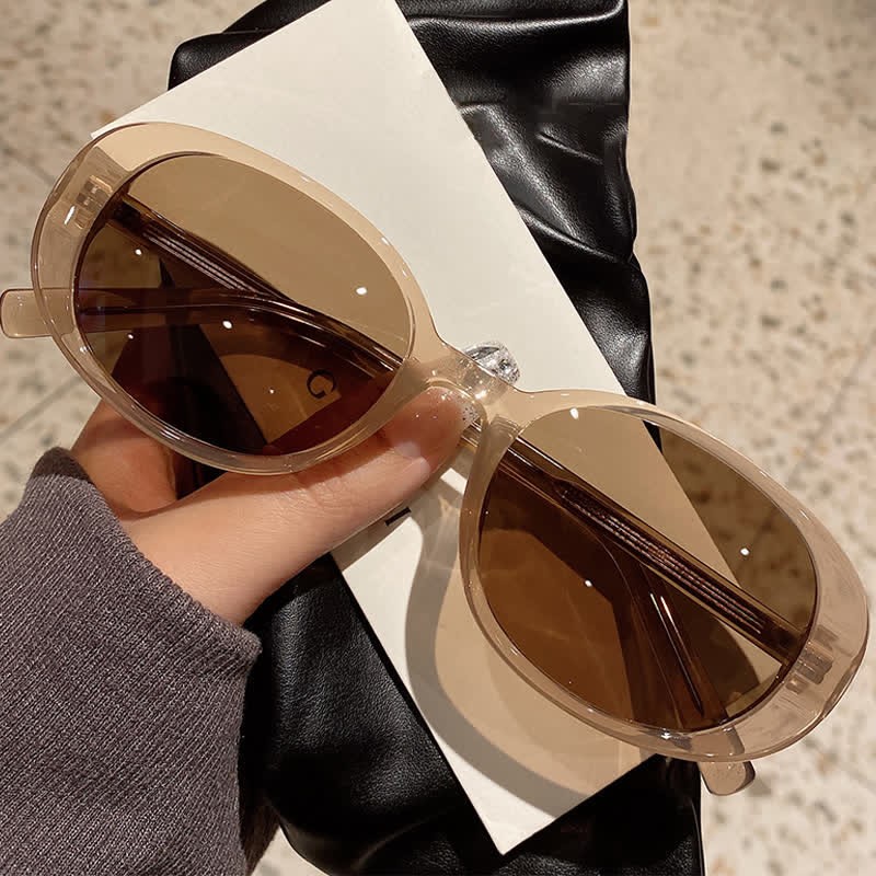 Spykay™ SG60773 Oval Frame Retro-Vintage Polarized Sunglasses - Coffee - image 13