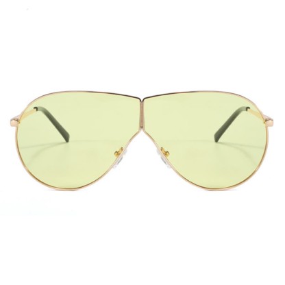Spykay™ SG60915 Hipster One-piece Metal Temples Aviator Sunglasses