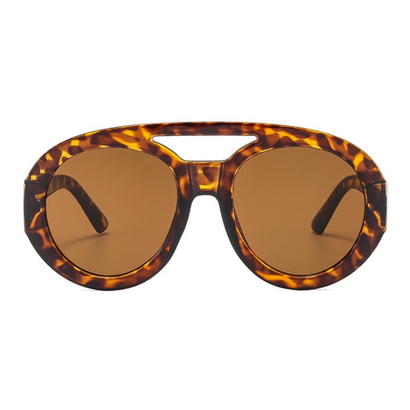 Spykay™ SG60741 Round Frame Double Bridges Oversized Aviator Sunglasses - image 16