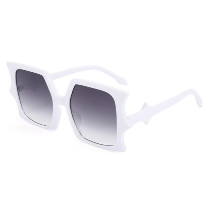 Spykay™ SG60986 Halloween Funny Oversized Square Frame Batwing Shape Sunglasses - White - image 6