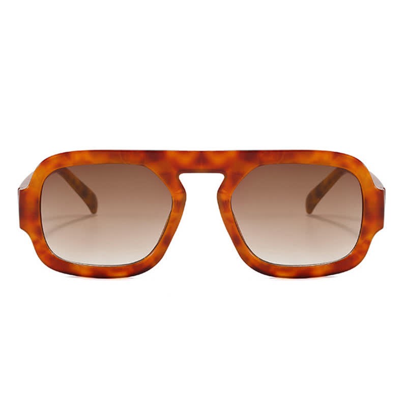 Spykay™ SG60722 Square Frame Leopard Print Cycling Aviator Sunglasses - image 18