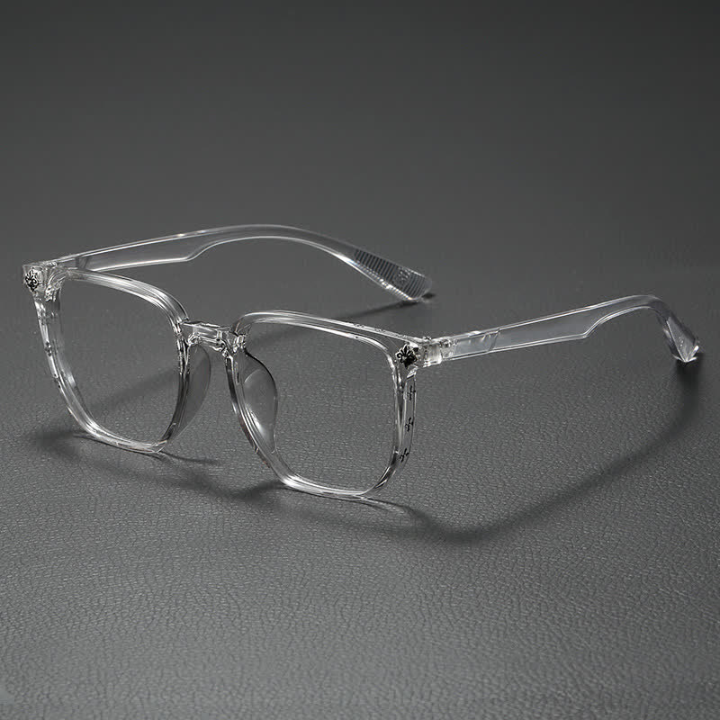 Spykay™ EG26911 Retro Classic Square Frame Anti-blue Light Chrome Hearts Glasses - Grey - image 4