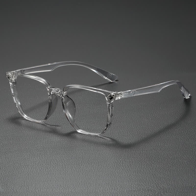 Spykay™ EG26911 Retro Classic Square Frame Anti-blue Light Chrome Hearts Glasses - Grey - image 4