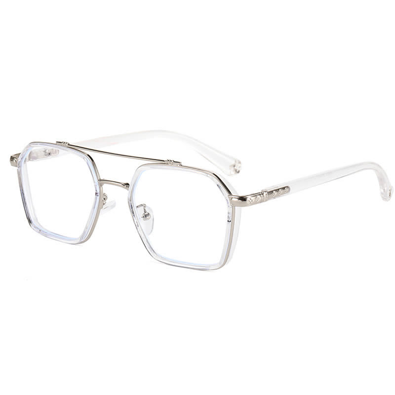 Spykay™ EG26920 Unsiex Square Frame Anti-blue Light Double Bridges Retro Glasses - image 17