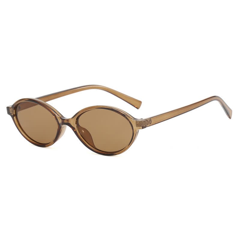 Spykay™ SG60927 Small Oval Frame Fashion Classic Sunglasses - Brown - image 9
