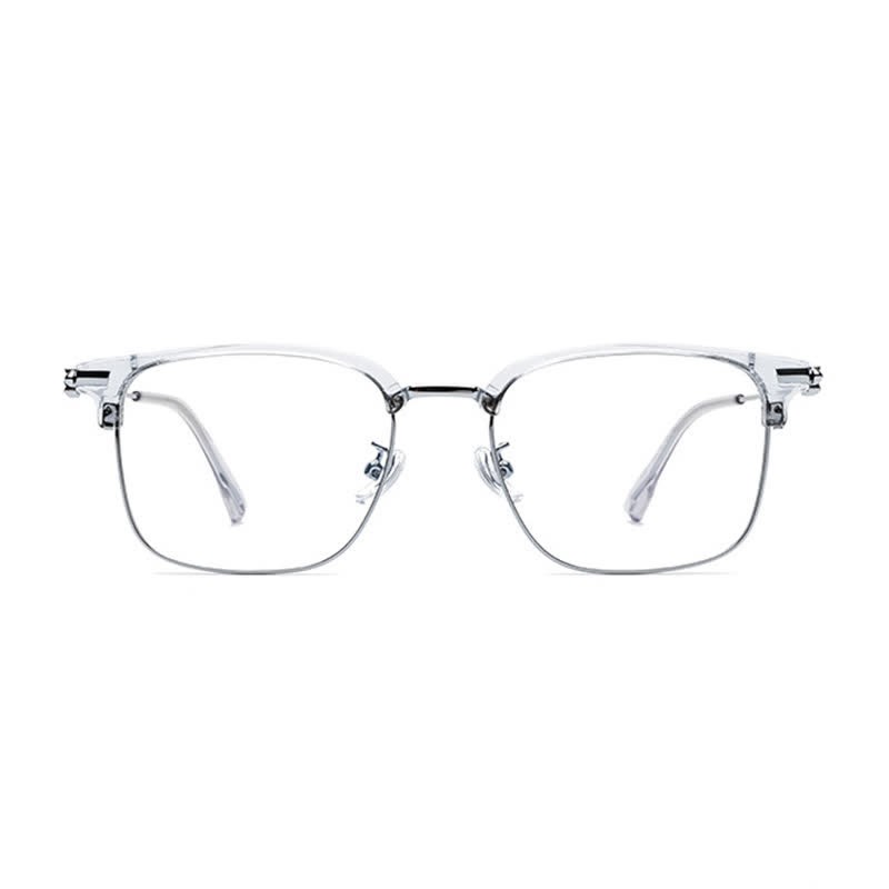 Spykay™ EG26924 Retro Gothic Cross Unisex Square Frame Anti-blue Light Browline Glasses - image 14