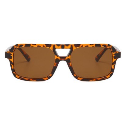 Spykay™ SG60851 Double Bridges Square Frame Retro Sunglasses