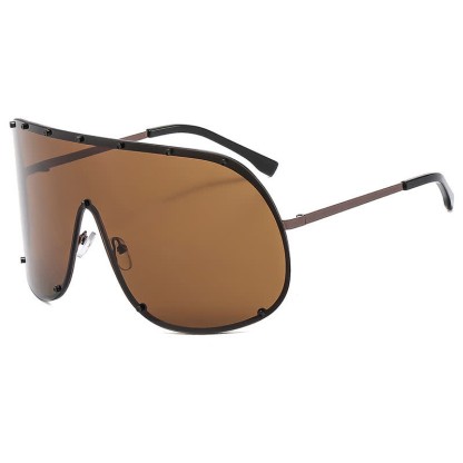Spykay™ SG60757 Unisex Hipster One-piece Polarized Aviator Sunglasses - image 2