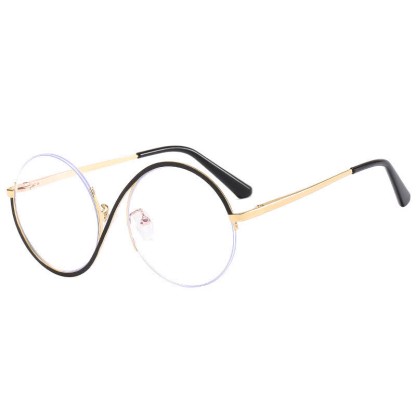 Spykay™ EG26662 "S" Design Metal Semi-Rimless Round Frame Unique Retro-Vintage Glasses - image 17