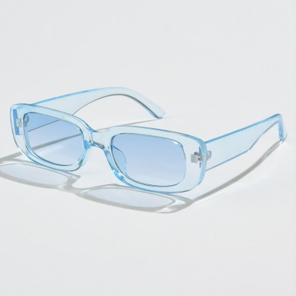 Spykay™ SG60996 Rectangle Small Thick Frame Vintage Sunglasses - Blue - image 20