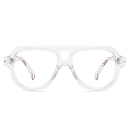 Spykay™ EG26883 Anti-blue Light Double Bridges Oversized Aviator Thick Eyeglasses - image 14