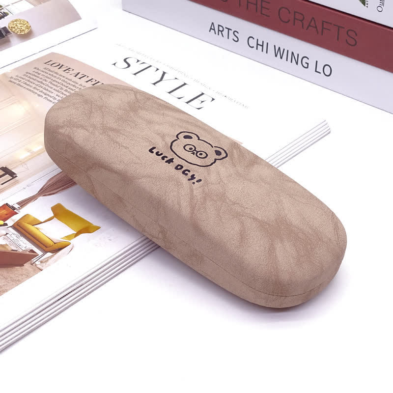 【 Free Gift On Orders Over $30】Spykay™ SG61039 Unisex Bear Print Hard Eyeglass Case - image 5