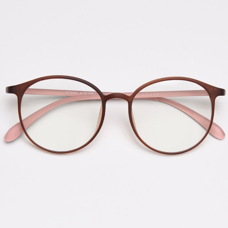 Spykay™ EG26865 Large Round Frame Anti-blue Light Simple Classic Lightweight Glasses  - image 18
