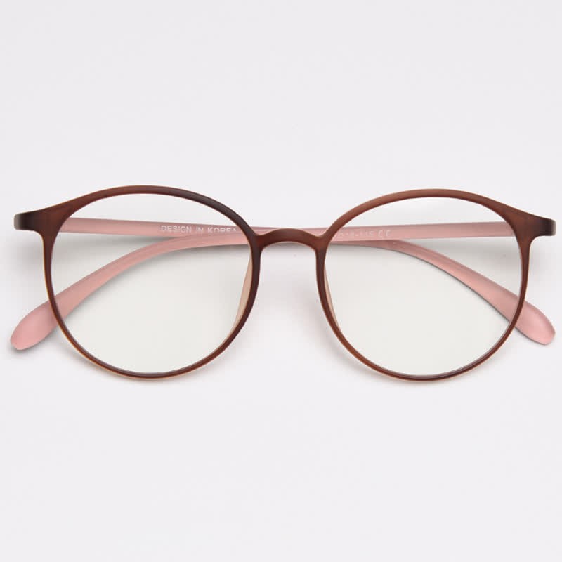 Spykay™ EG26865 Large Round Frame Anti-blue Light Simple Classic Lightweight Glasses  - image 18