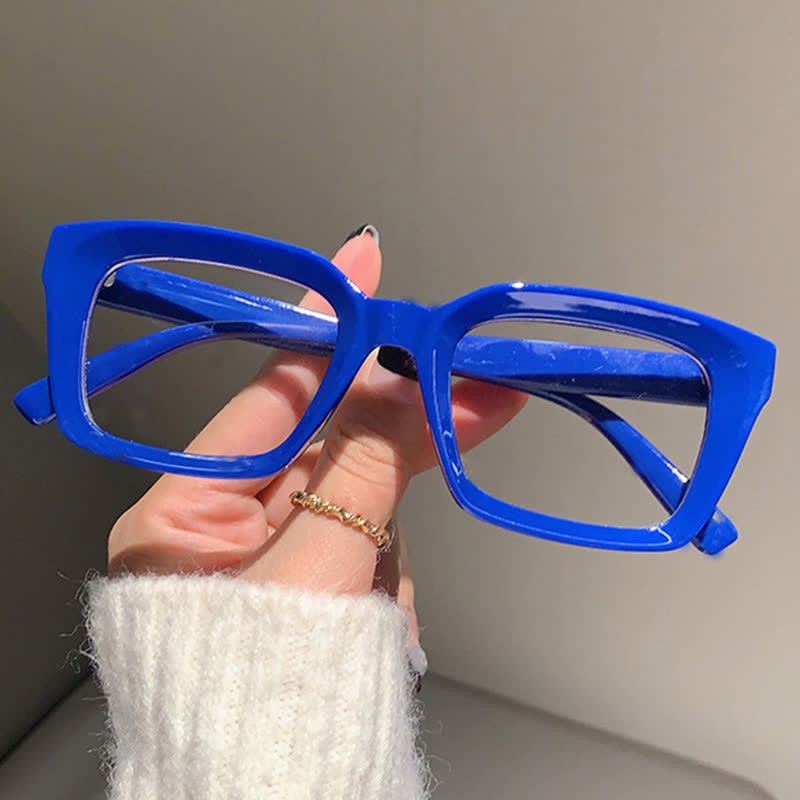 Spykay™ EG26877 Classic Simple Square Frame Concave Lenses Anti-blue Light Thick Glasses - image 17