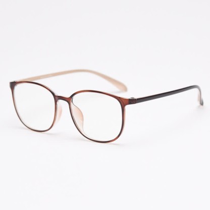 Spykay™ EG26864 Square Frame Anti-blue Light Simple Classic Glasses  - Brown/Beige - image 5