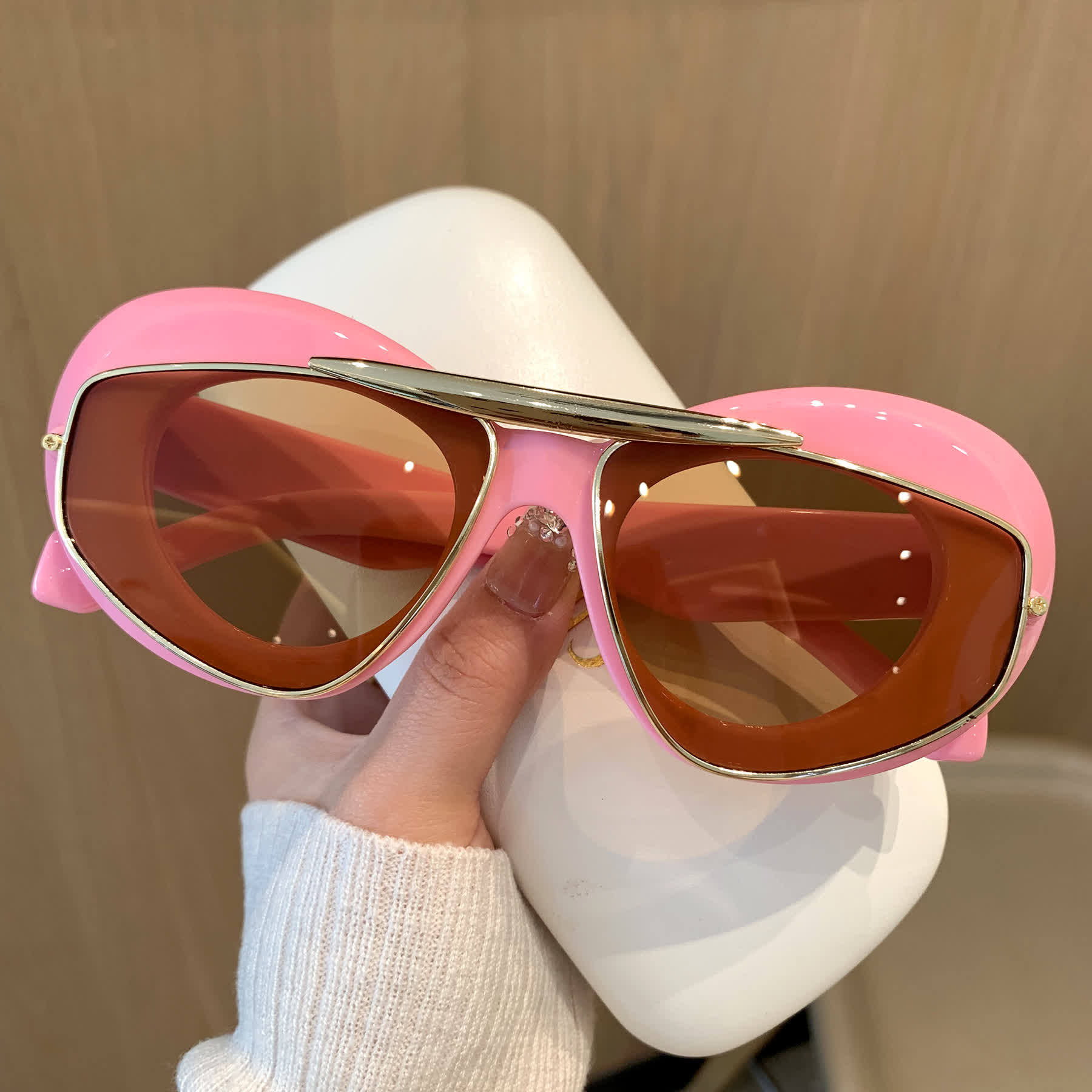 Spykay™ SG60876 Y2K Vintage Cat-Eye Trendy Aviator Sunglasses