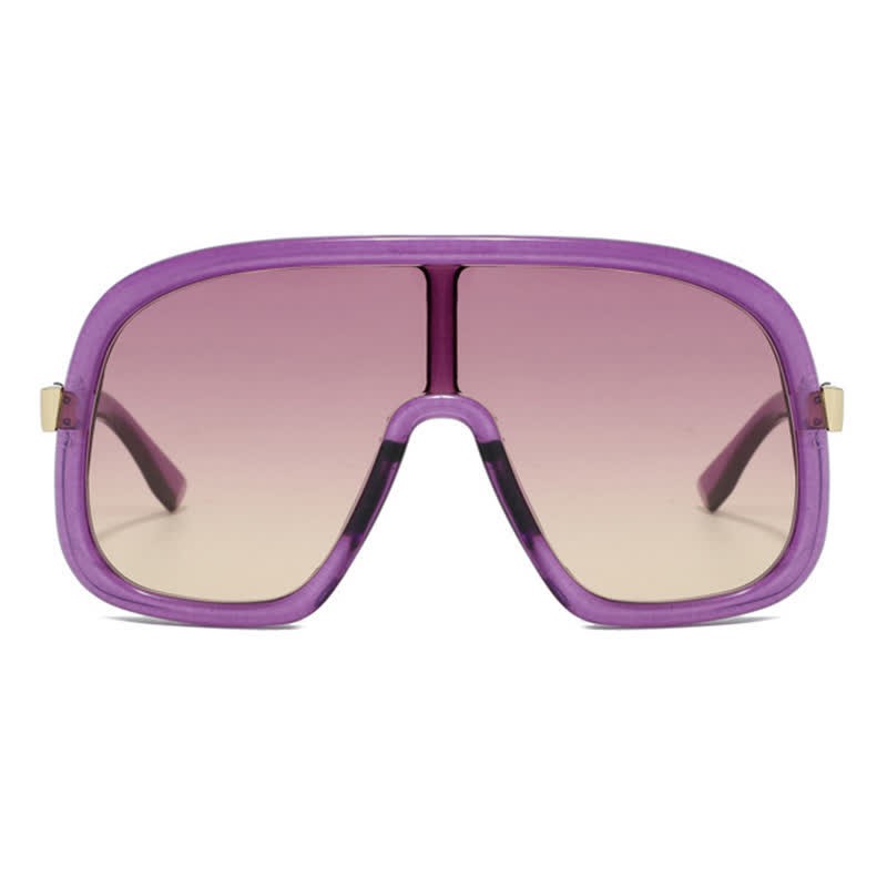 Spykay™ SG60952 Flat Top Double Bridges Oversized Trendy Aviator Sunglasses - image 4