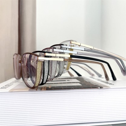 Spykay™ EG1013 Women's TR90 Oval Frame Fashion Minimalist Blue Light Blocking Glasses, Suitable For School - image 17