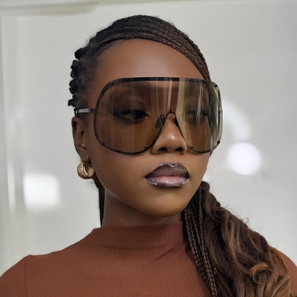 Spykay™ SG60757 Unisex Hipster One-piece Polarized Aviator Sunglasses - image 6