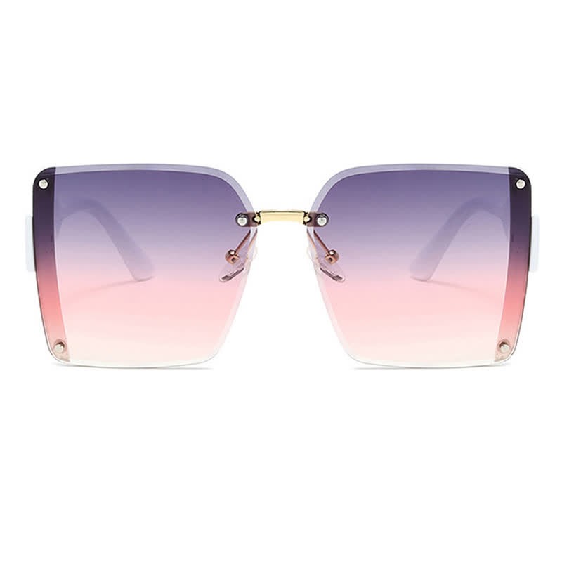 Spykay™ SG60835 Square Frame Oversized Rimless Sunglasses - image 21
