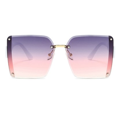 Spykay™ SG60835 Square Frame Oversized Rimless Sunglasses - image 21