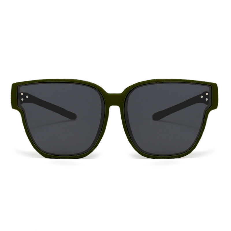 Spykay™ SG61006 Fit Over Glasses Square Frame Classic Polarized Sunglasses for Women Men - image 6