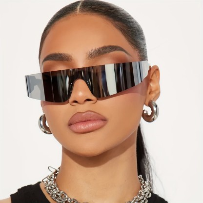 Spykay™ SG1026 Frameless Sunglasses Futuristic Women's Punk Sports Sunglasses Rimless Fashion Sunglasses - image 12