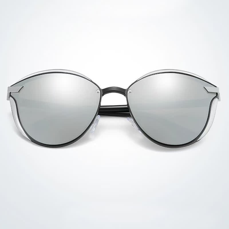Spykay™ SG60950 Polarized Vintage Round Frame Mirror Lenses Trendy Sunglasses - image 12
