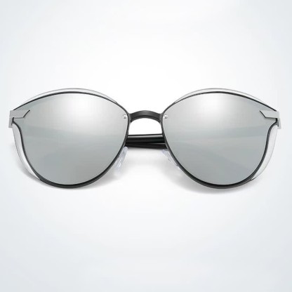 Spykay™ SG60950 Polarized Vintage Round Frame Mirror Lenses Trendy Sunglasses - image 12