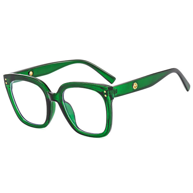 Spykay™ EG26773 Square Frame Oversized Hollow-out Anti-blue Light Glasses
