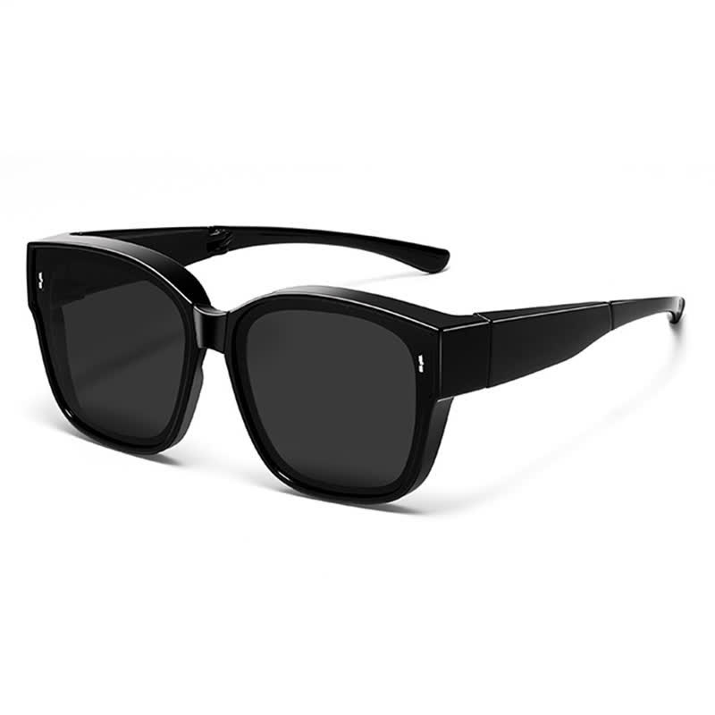 Spykay™ SG60956 Fit Over Glasses Square Frame Foldable Sunglasses for Women Men - image 9