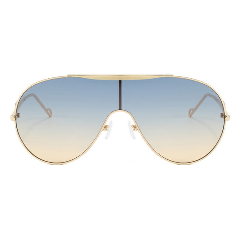 Spykay™ SG60892 Oversized One-piece Aviator Sunglasses