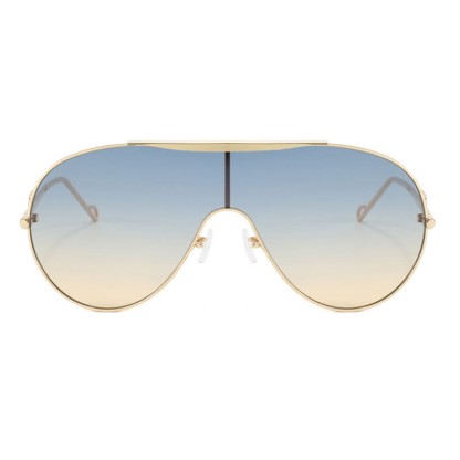 Spykay™ SG60892 Oversized One-piece Aviator Sunglasses