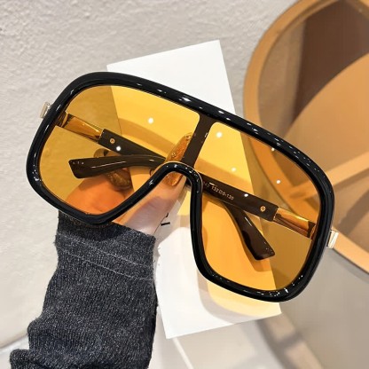 Spykay™ SG60952 Flat Top Double Bridges Oversized Trendy Aviator Sunglasses - image 5